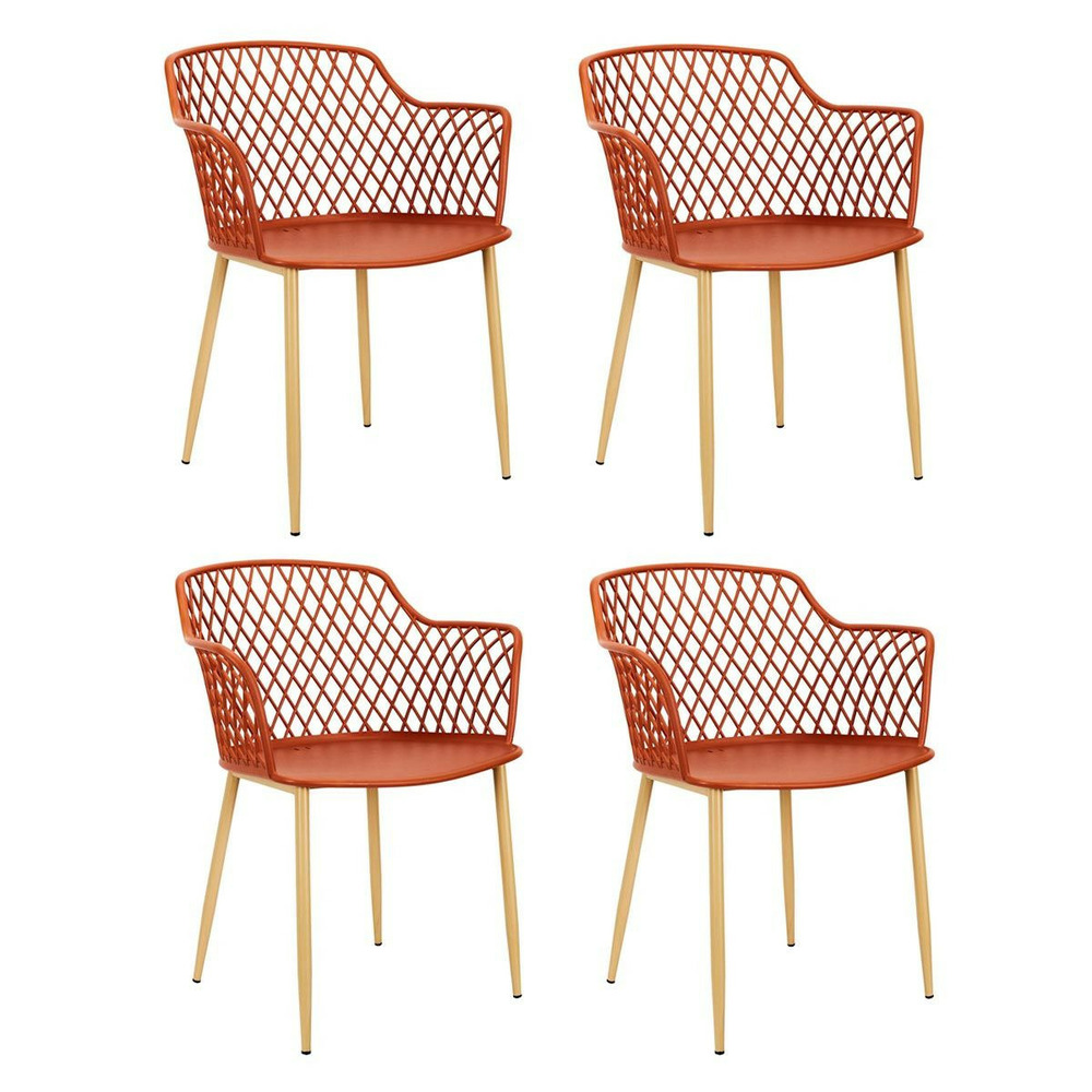 Lot de 4 fauteuils design 