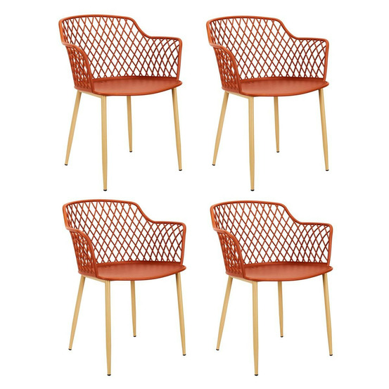 Lot de 4 fauteuils design