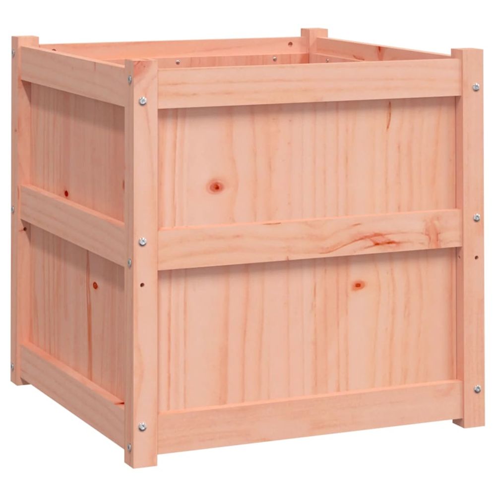 Jardinière d'extérieur 60x60x60 cm bois massif douglas