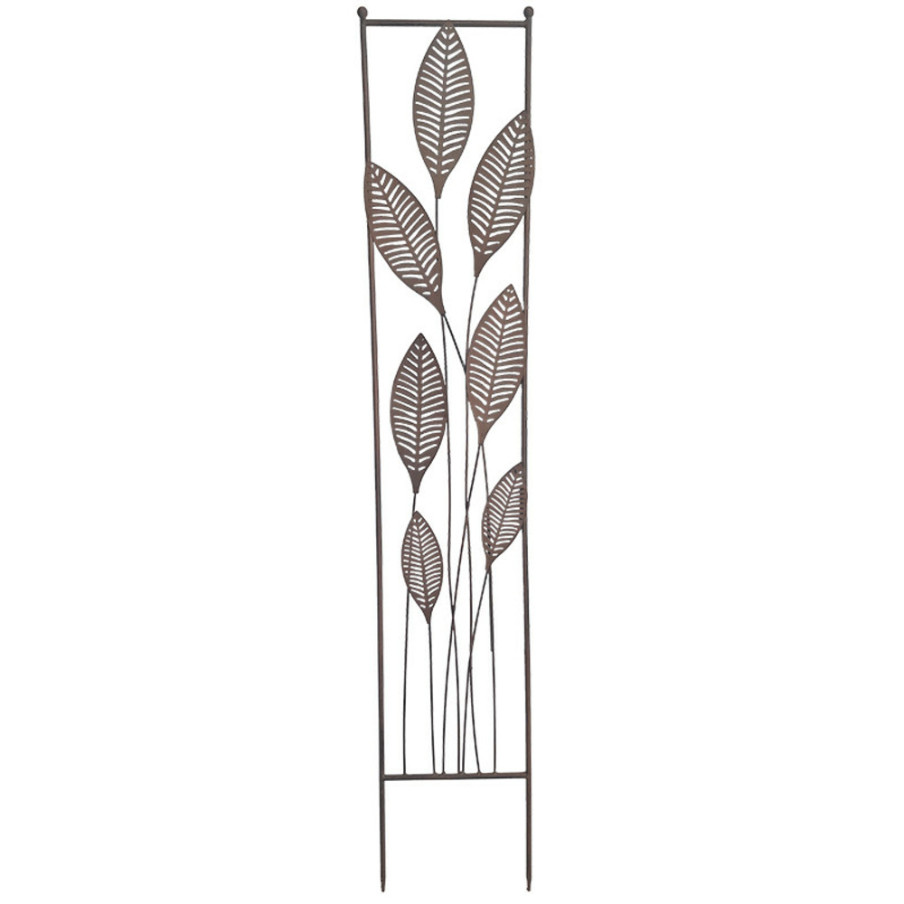 Treillage jardin fer fougères 126x23cm