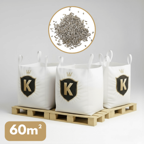 Gravillons calcaire blanc 6/10 mm – pack 3 big bag +/- 1,5t – 60 m²