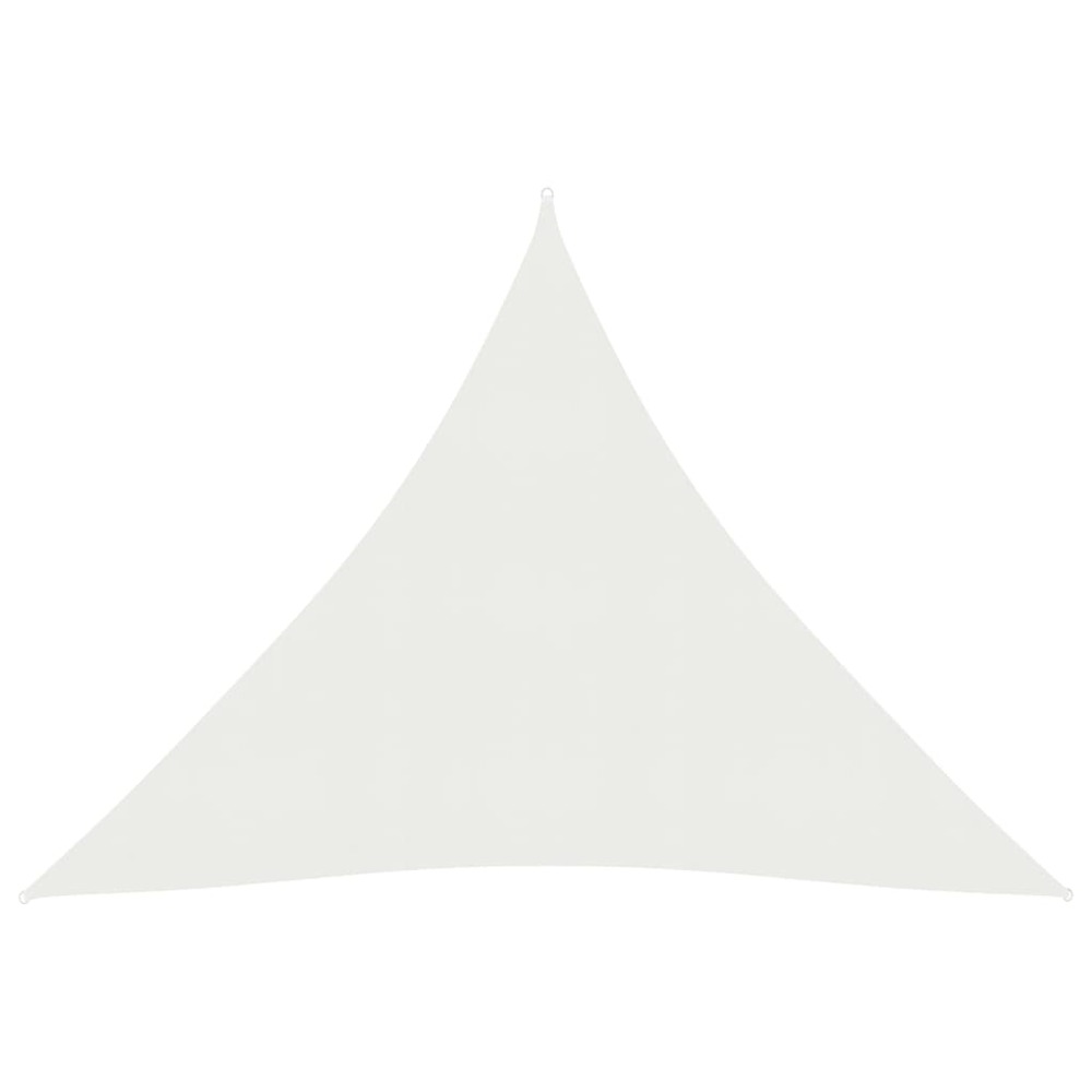 Voile d'ombrage 160 g/m² blanc 4,5x4,5x4,5 m pehd