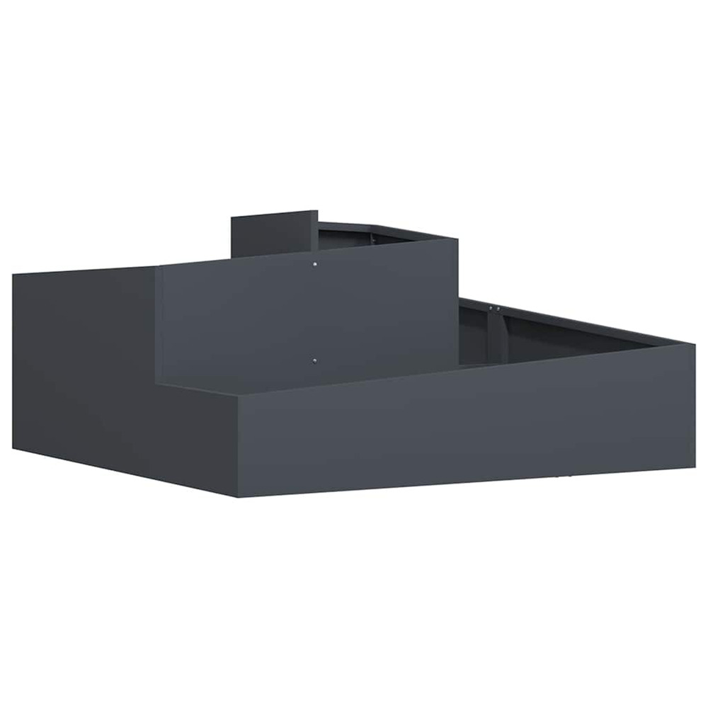 Cache-pot de jardin anthracite 100 x 100 x 50 cm