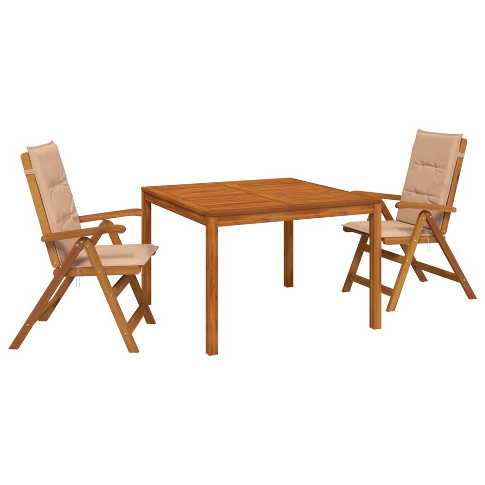 Ensemble de salle à manger pour jardin naturel