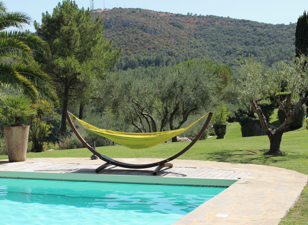 Toile hamac vert anis 100% coton