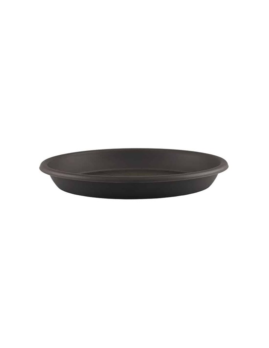 Soucoupe ronde anthracite 45cm protection efficace des sols et terrasses - artevasi