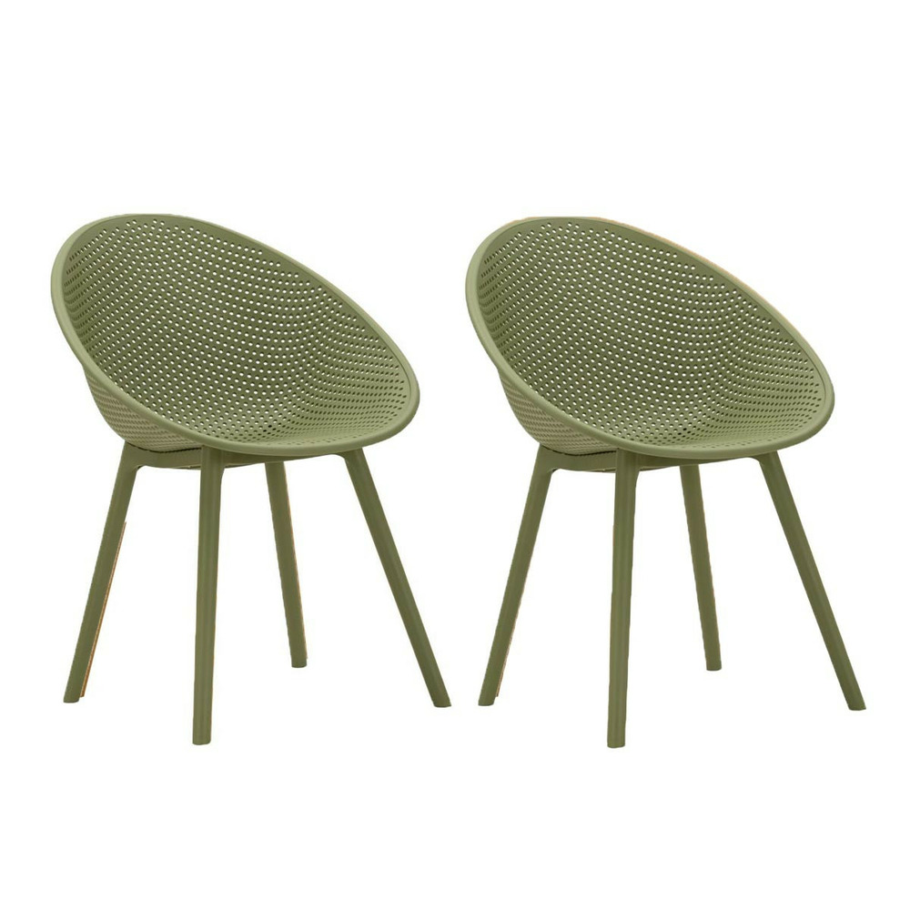 Lot de 2 chaises de jardin 