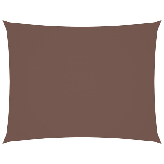 Voile de parasol tissu oxford rectangulaire 2x3 m marron
