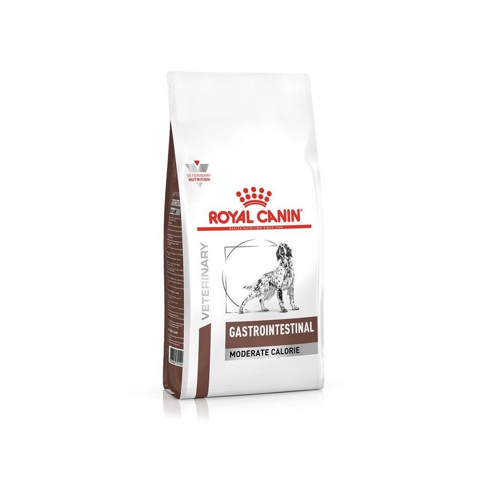 Croquettes chien veterinary dog gastrointestinal moderate calorie - royal canin 2 kg