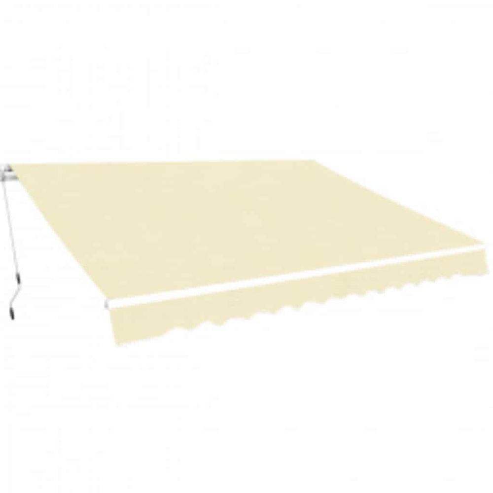 Auvent pliable manuel 600 cm crème