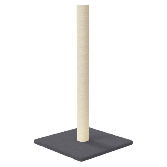 Arbre à chat meuble tour grimper jouet grattage grattoir escalade plateforme foncé 35 x 35 x 70 cm gris