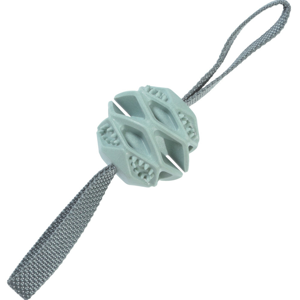 Jouet balle tpr cache friandises kaki ø 7.8 x 31.5 cm pour chien