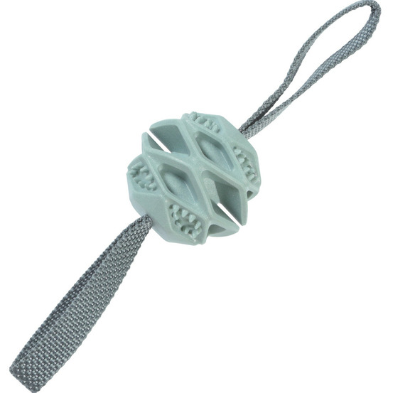 Jouet balle tpr cache friandises kaki ø 7.8 x 31.5 cm pour chien