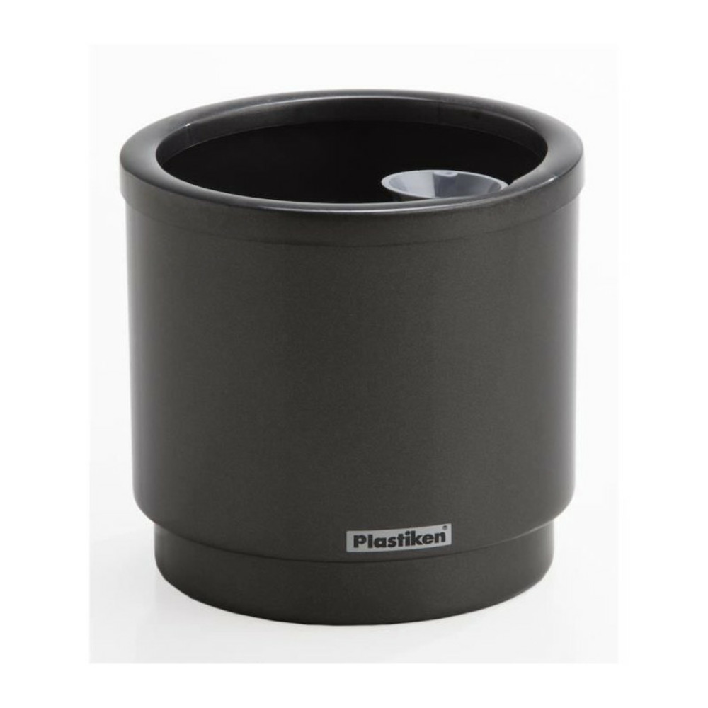 Plastiken pot de fleurs a réserve d'eau hidrojardinera - ø26 cm - gris anthracite