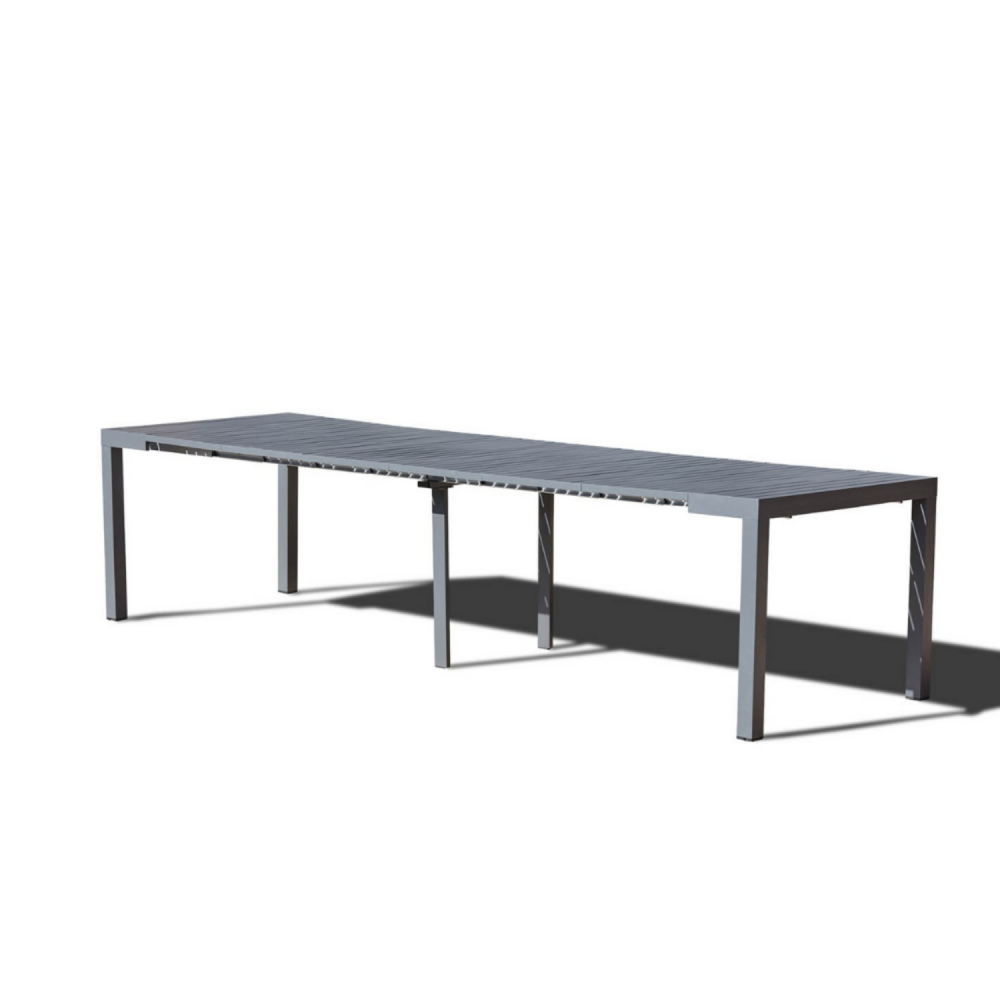 Console extensible 2 à 12 places en aluminium olhao