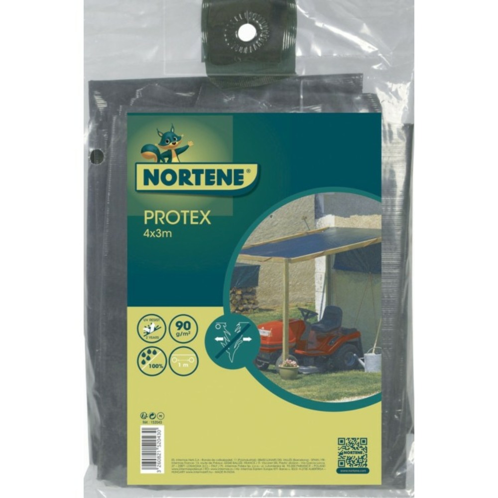 Nortène - bâche de protection renforcée 4x3m