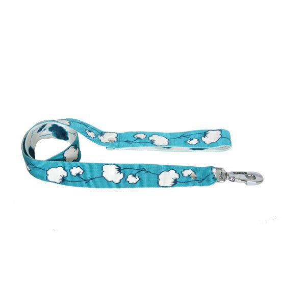 Alter ego - laisse pour chiens et chats en nylon et en bambou alter ego by martin sellier - collection fleur de bambou
