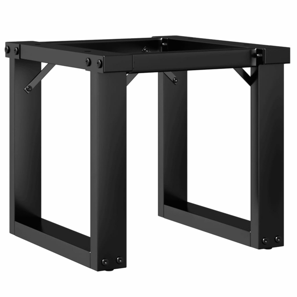 Pieds de table basse cadre en o 40x40x33 cm acier