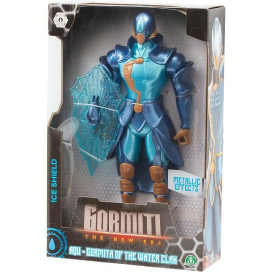 Figurine articulée - gormiti - gormiti avec arme modele eau - 27 cm - a partir de 4 ans - grv064