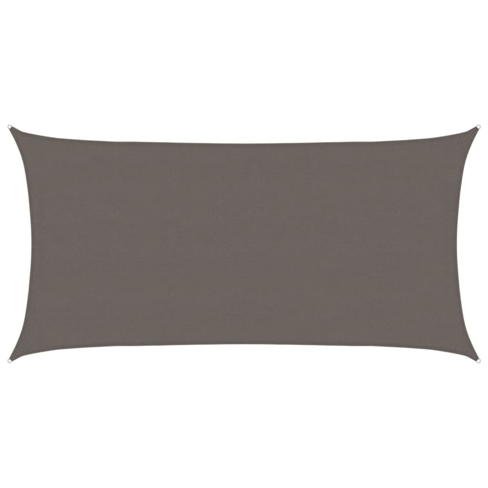 Voile d'ombrage 160 g/m² anthracite 4x7 m pehd