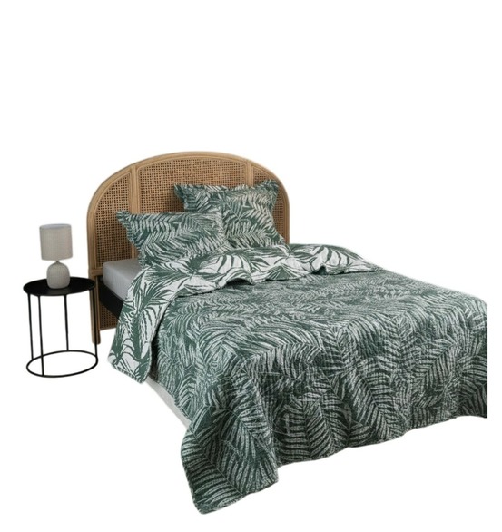 Couvre lit + taies manisa tropical