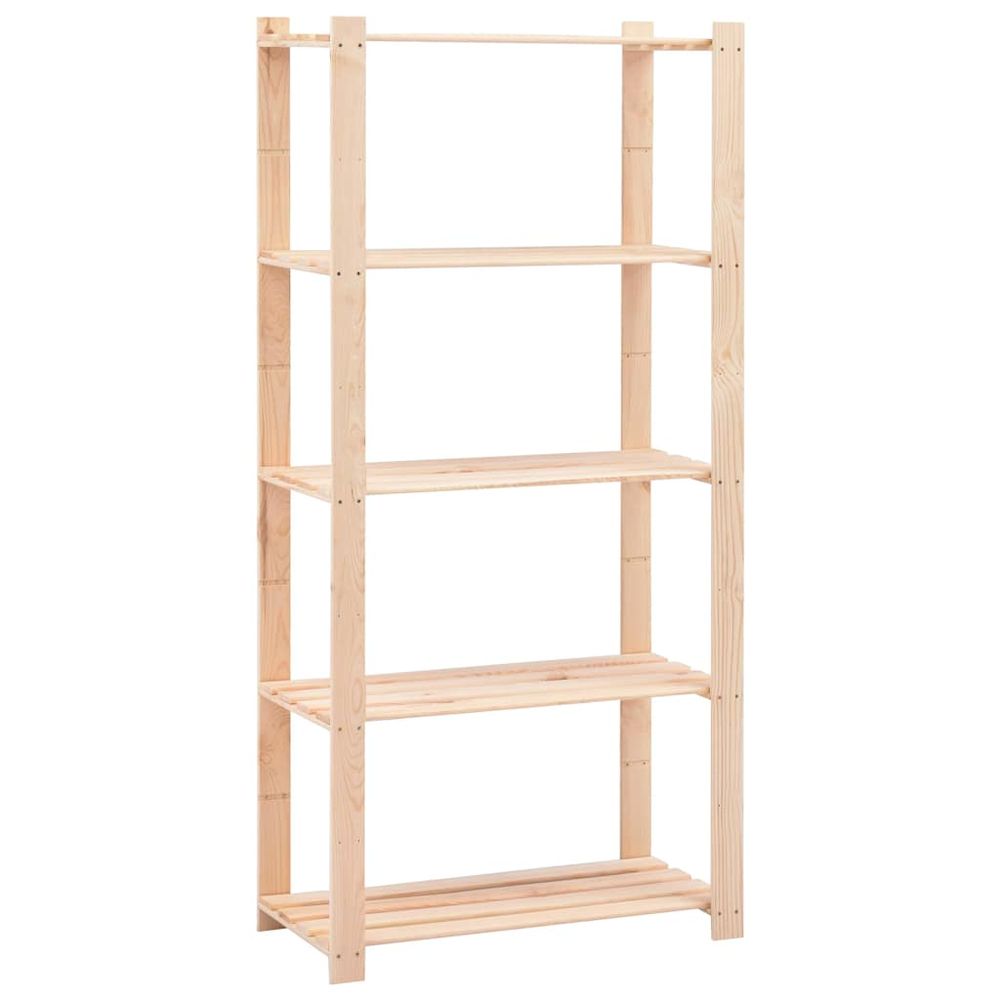 Étagères de rangement à 5 niveaux 2 pcs 80x38x170 cm 250 kg