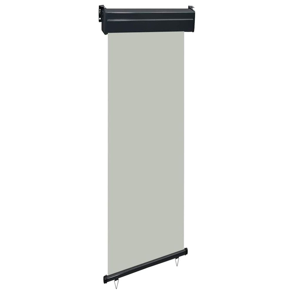 Auvent latéral de balcon 65x250 cm gris