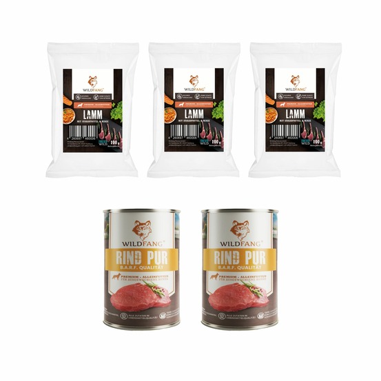 Wildfang - coffret gourmet adulte - aliments secs et humides - boeuf