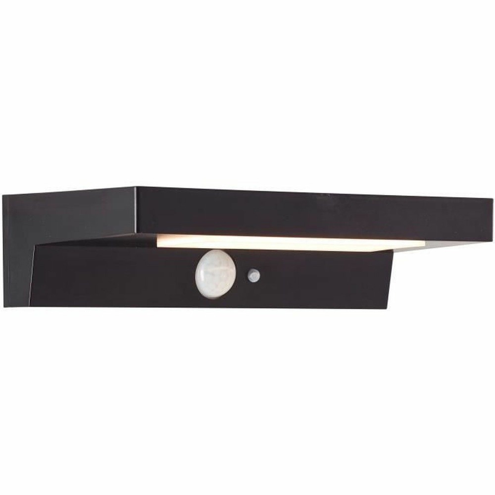 Applique extérieure led et solaire, détecteur de mouvement 4 w - noir