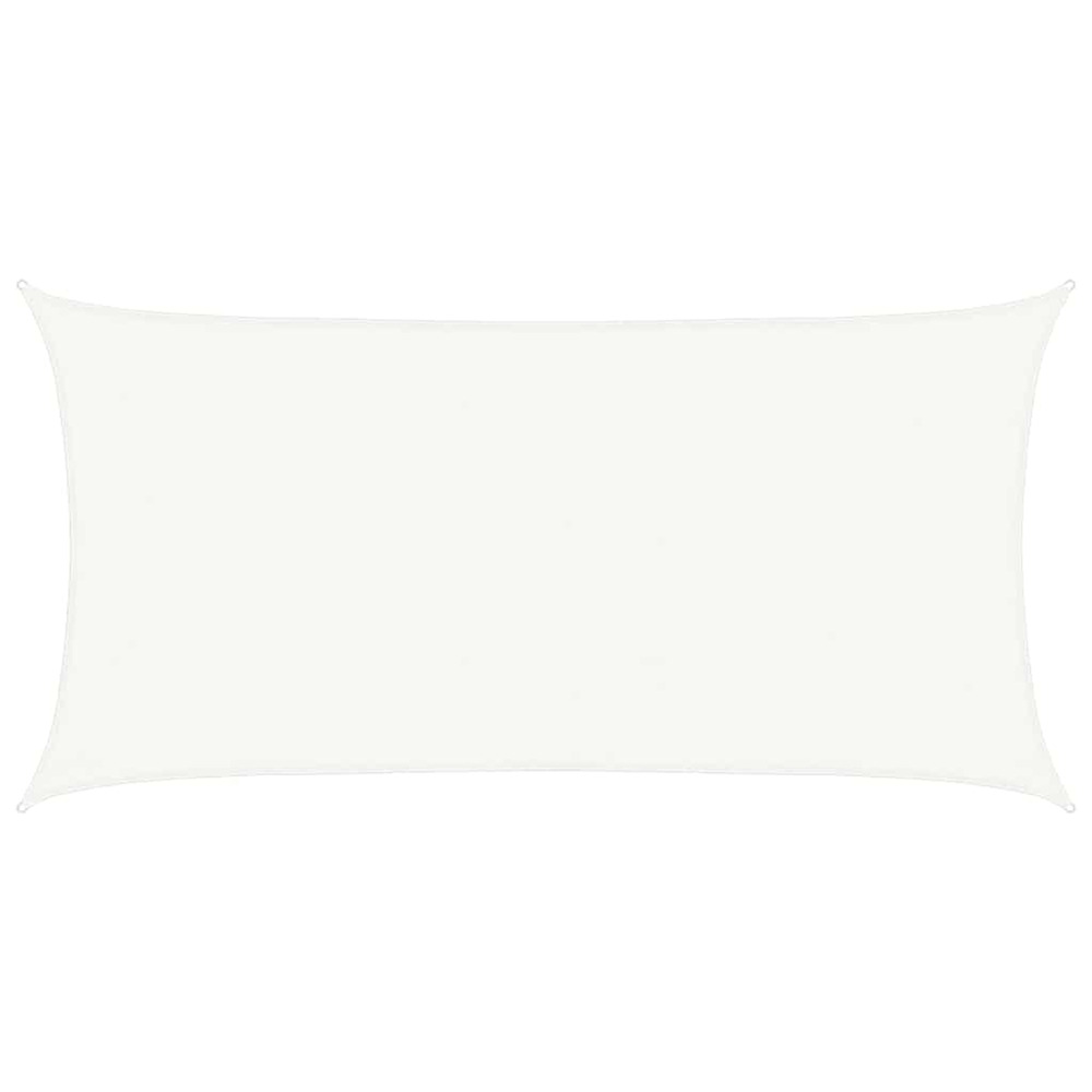 Voile d'ombrage 160 g/m² blanc 2,5x4,5 m pehd