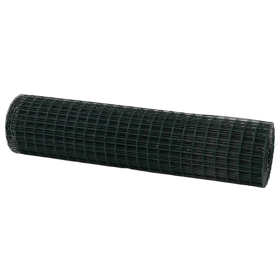 Clôture euro vert 1 x 25 m fer revêtu de pvc