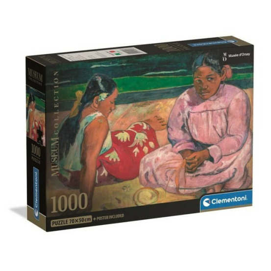 Clementoni - compact 1000 pieces - gauguin : femmes de tahiti