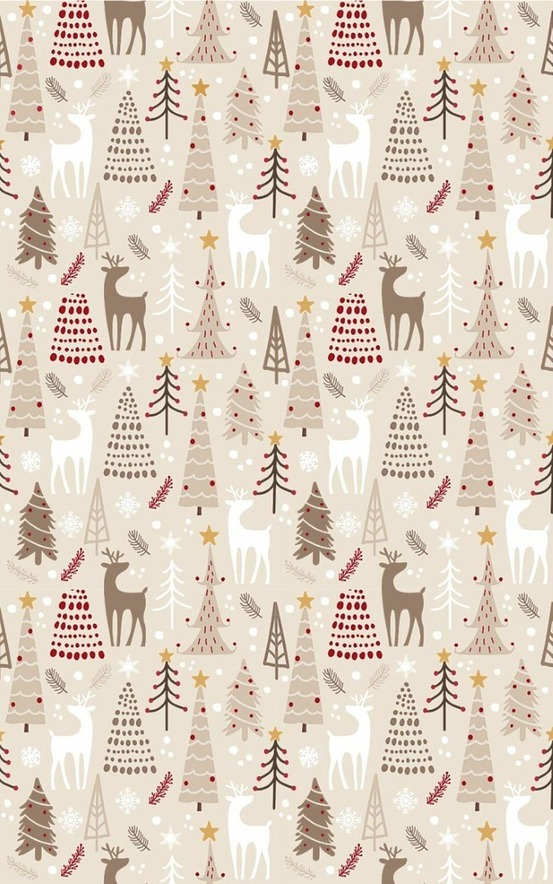 Tapis d'intérieur noël 50 x 80 cm - beige