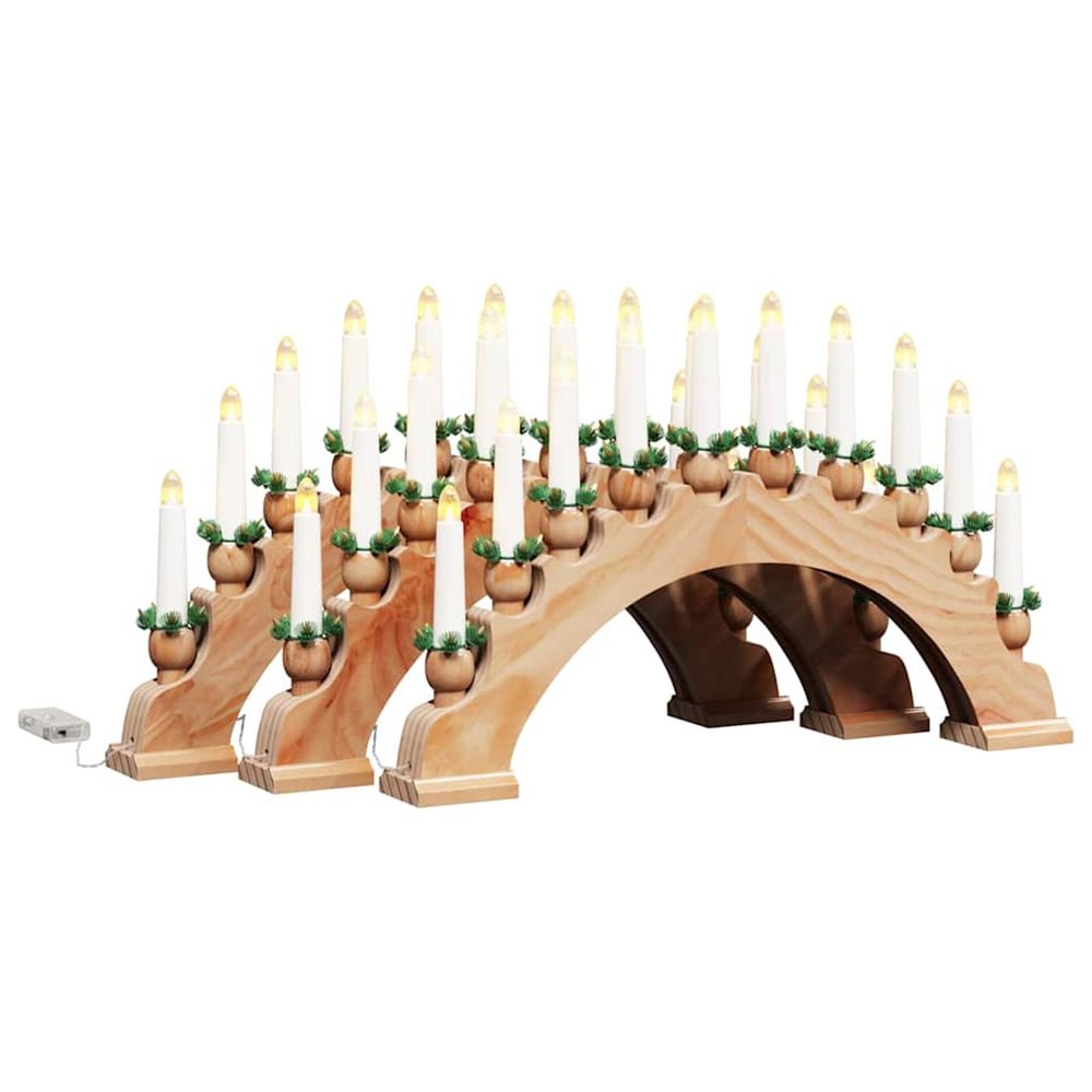 Arche de bougies de noël avec 10 bougies led 3 pc led