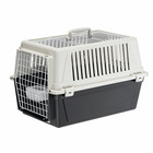 Ferplast caisse de transport chat, cage de transport pour chiens petits moyens et chats jusqu'à 15 kg, toit ouvrable, avec coussin