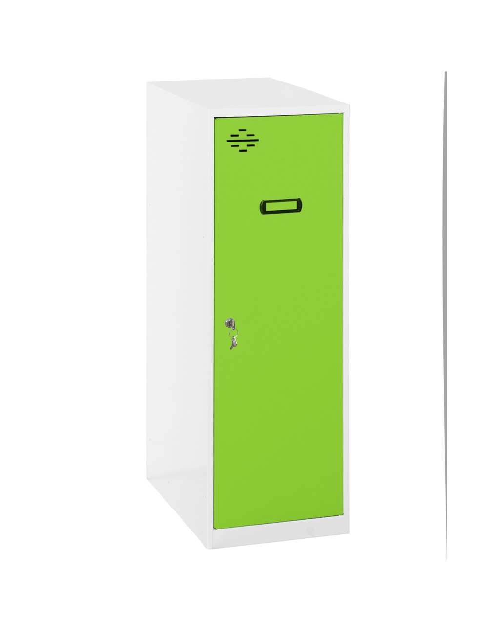 Casier-armoire simonlocker dism. Single mini 915x400x500 mm bl/ve blanc/vert 915x400x500 - simonrack