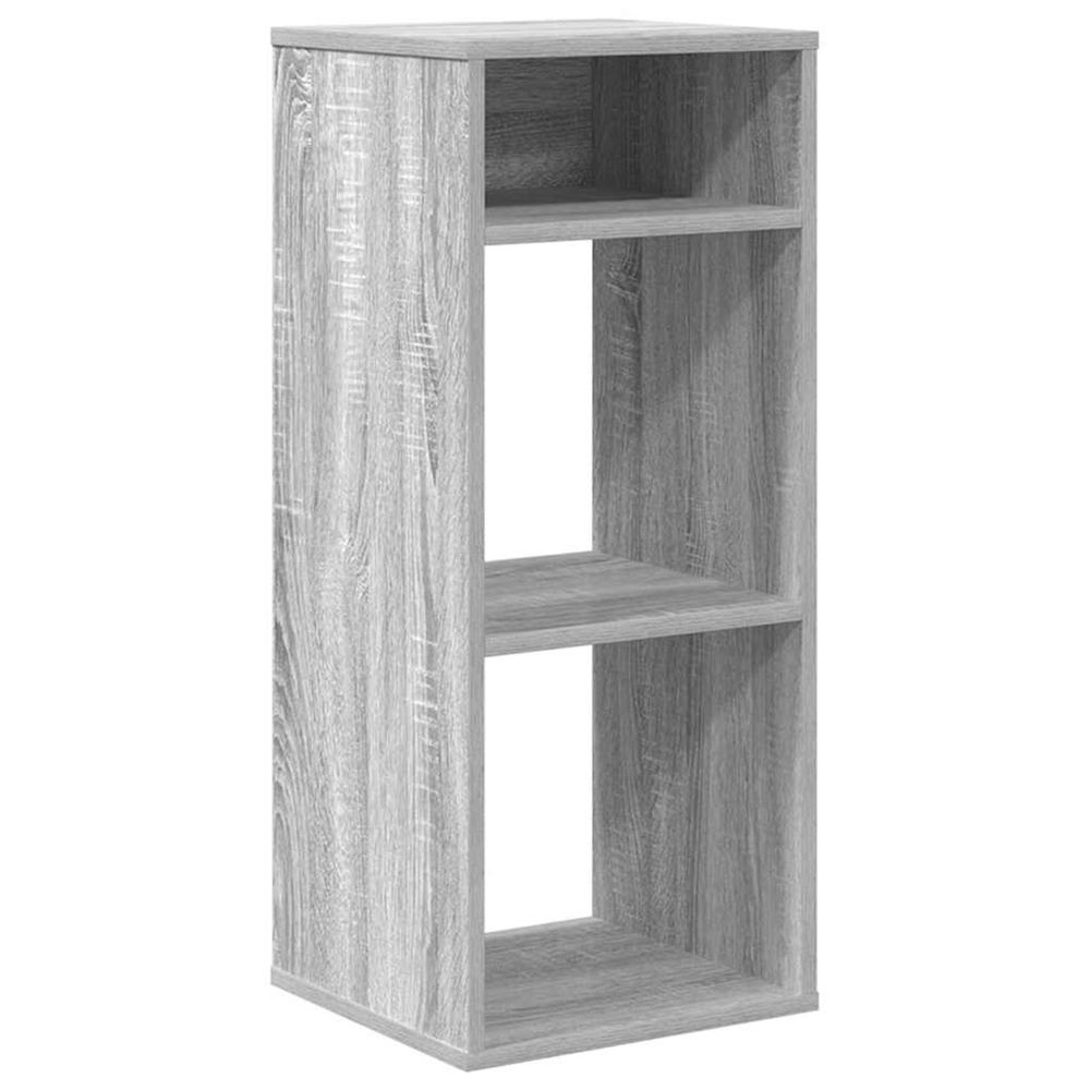 Bibliothèque sonoma gris 34x31x80 cm bois d'ingénierie