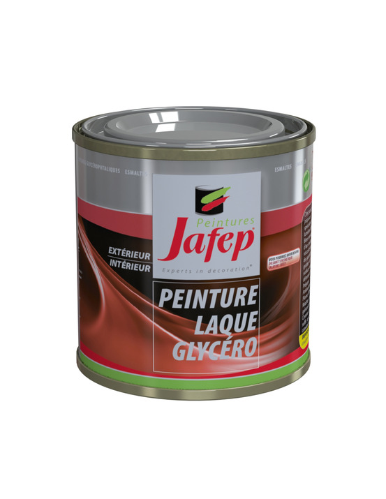 Peinture laque glycéro brillante 125 ml boîtelette - jafep