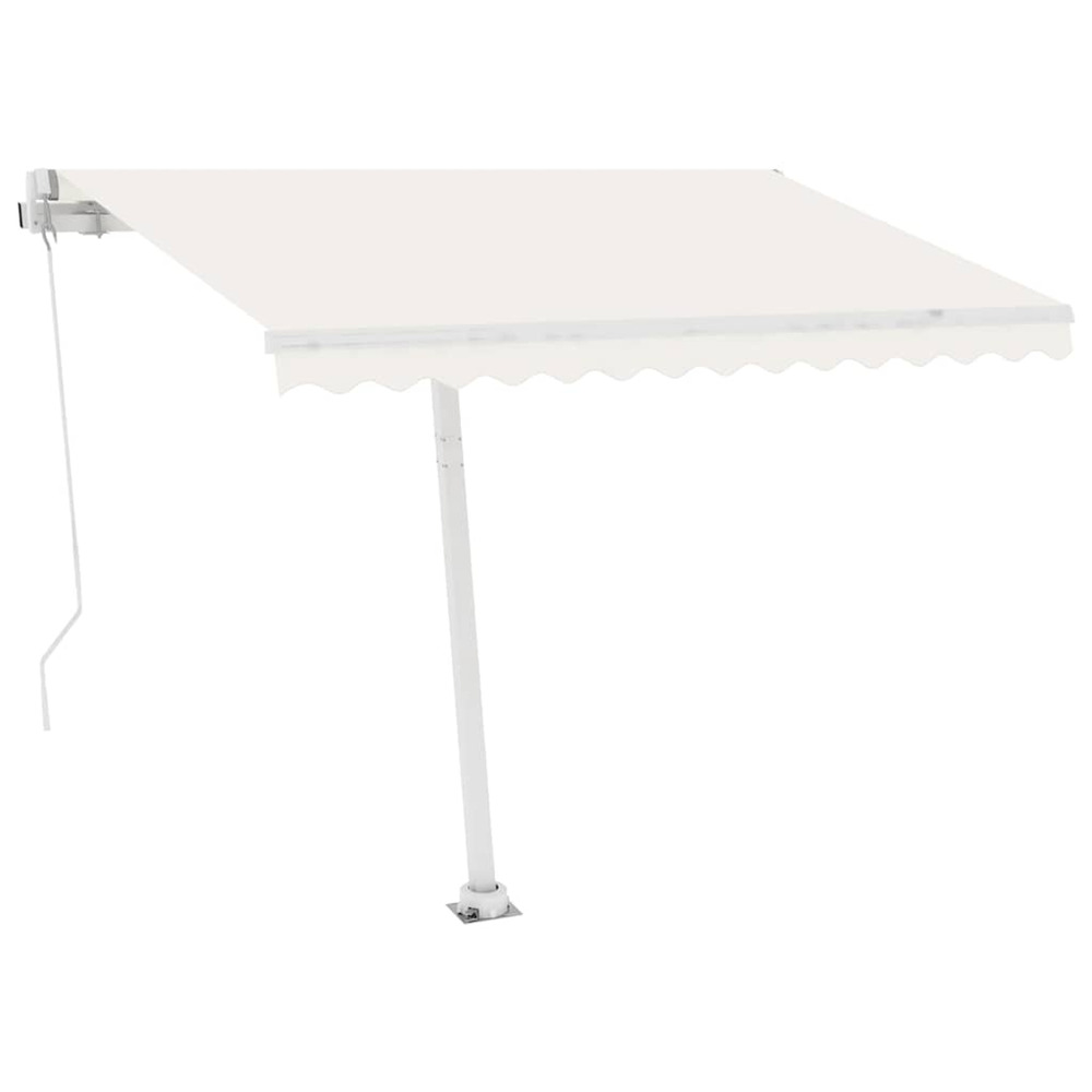 Auvent automatique sur pied 300x250 cm crème