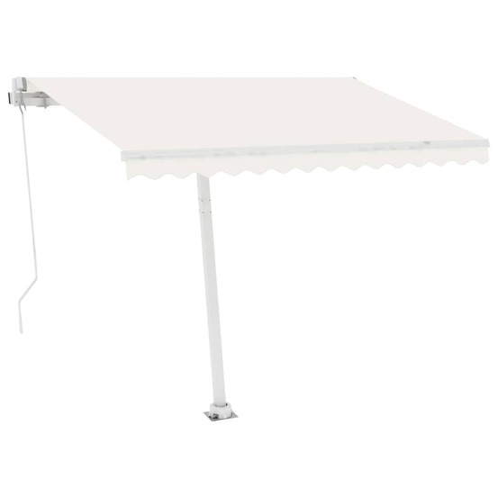 Auvent automatique sur pied 300x250 cm crème