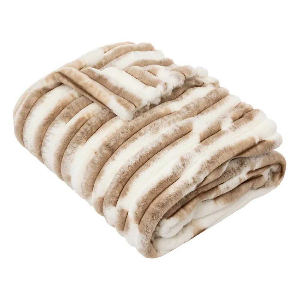 Plaid imitation fourrure 