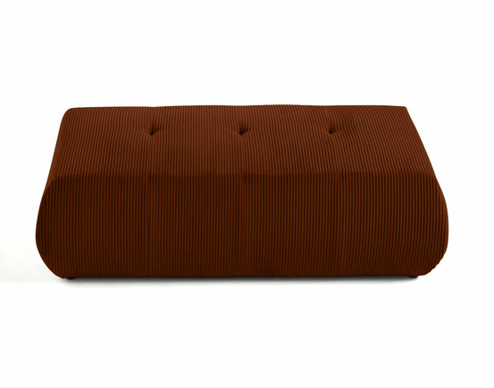 Onyx - pouf d'appoint - en velours côtelé