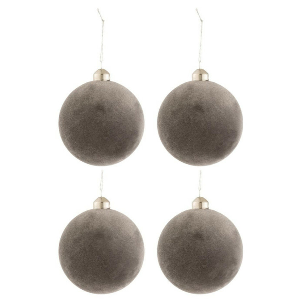 Lot de 4 boules de noël 