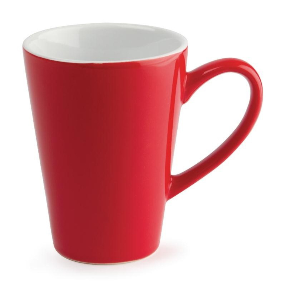Mug olympia rouge 340ml - vendus par 12