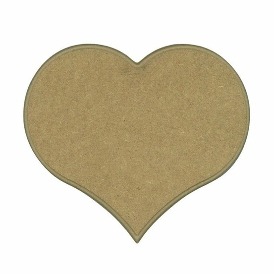 Dessous de plat en bois mdf - coeur