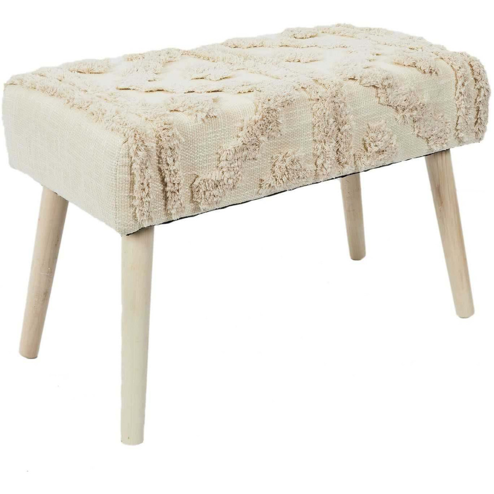 Banc pieds en pin mirage