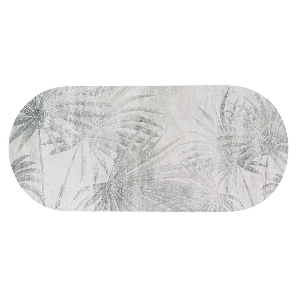 Tapis ovale absorbant souple 45x100cm - oasis urban