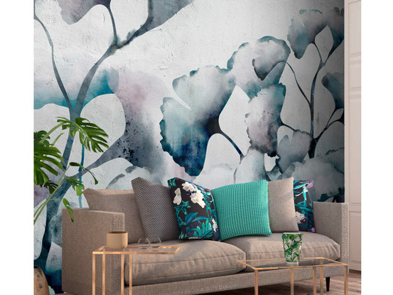 Papier peint ginkgo leaves 400 x 280 cm - artgeist