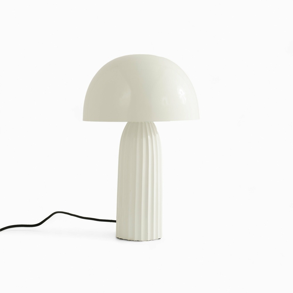 Joy-lampe en métal blanc