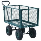 Chariot à main de jardin vert 350 kg